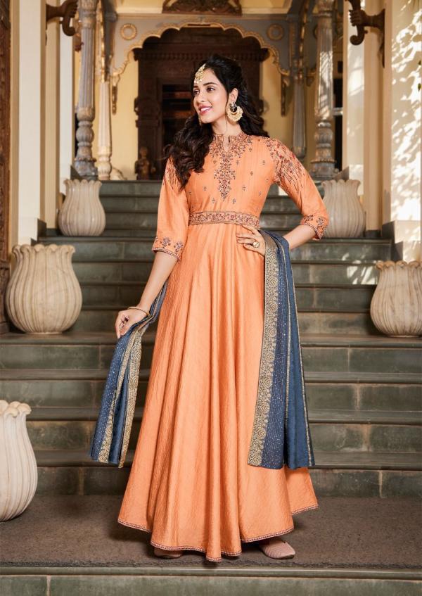 Koodee Sundra 1 Designer Festive Wear Gown With Dupatta 